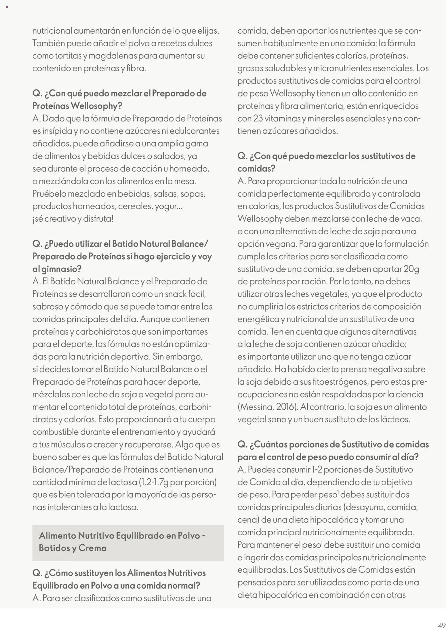 Oriflame - Guía Wellosophy