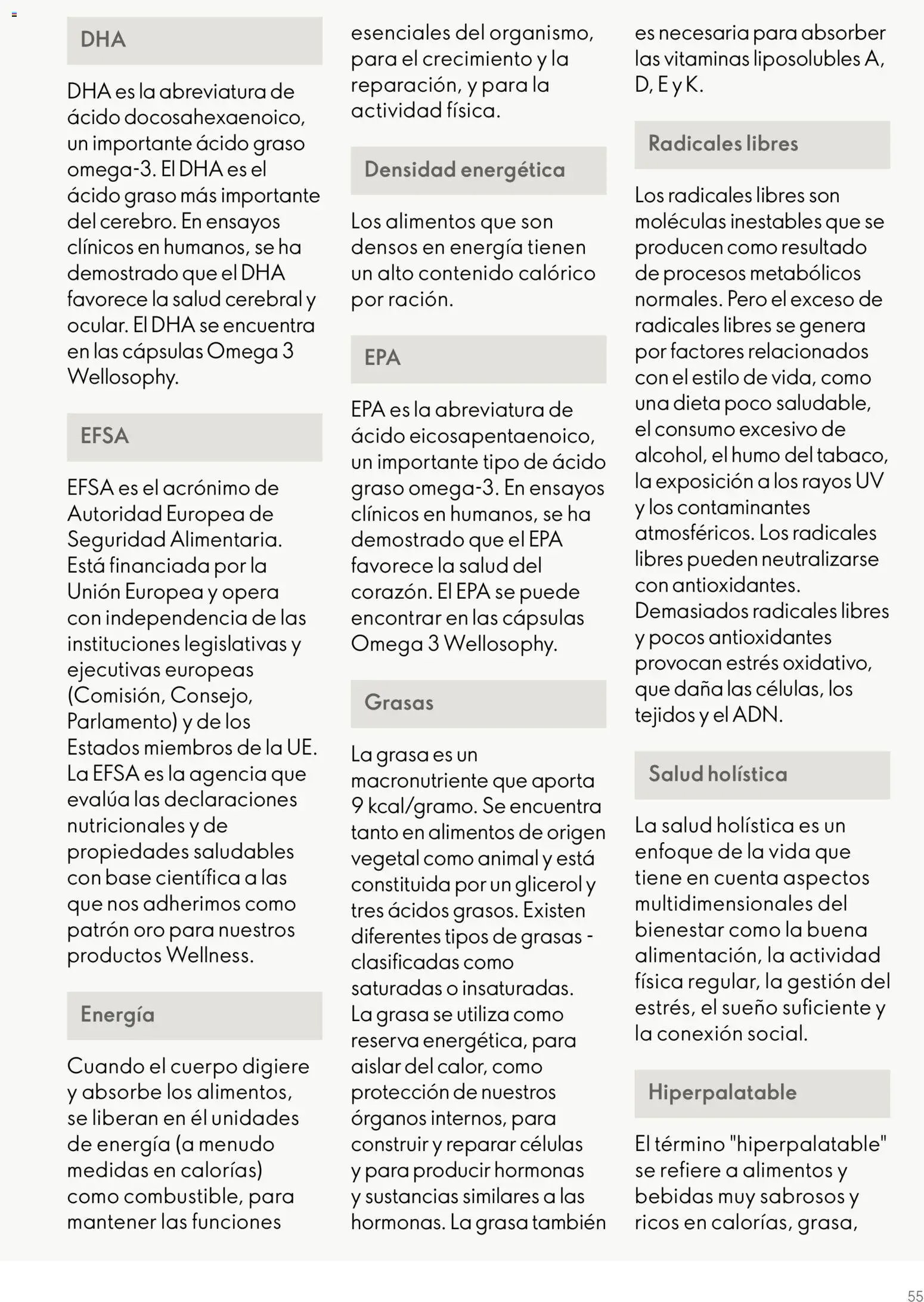 Oriflame - Guía Wellosophy