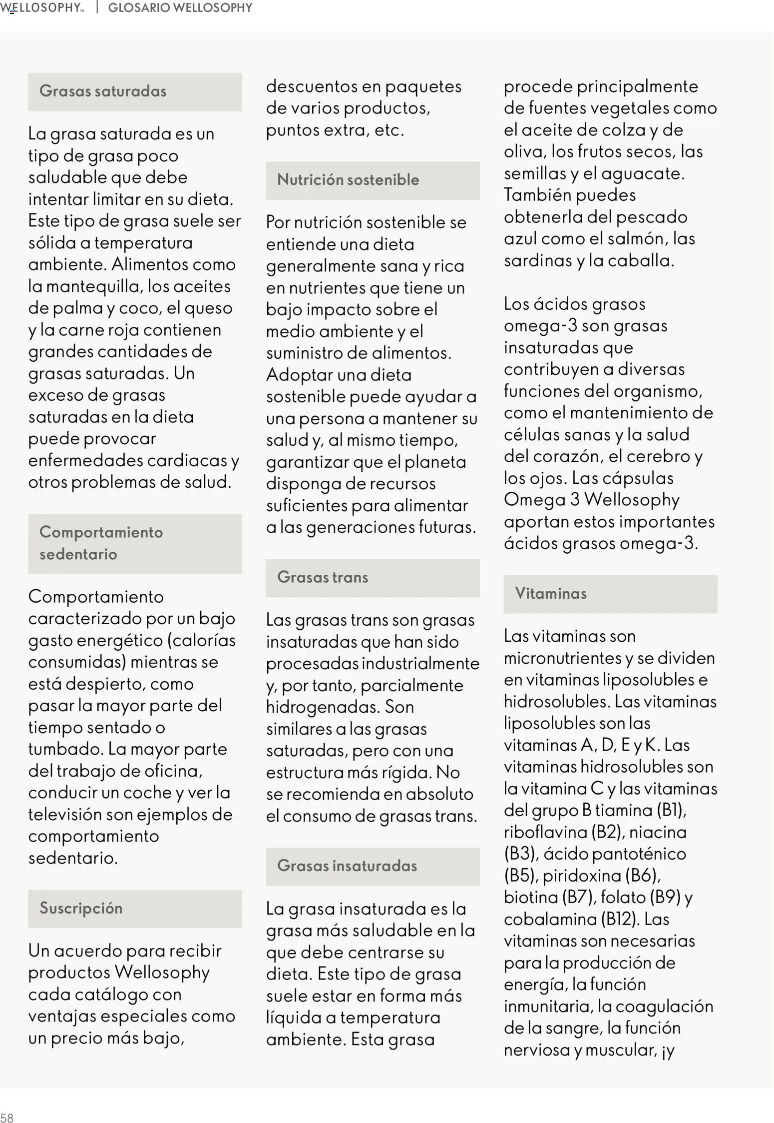 Oriflame - Guía Wellosophy