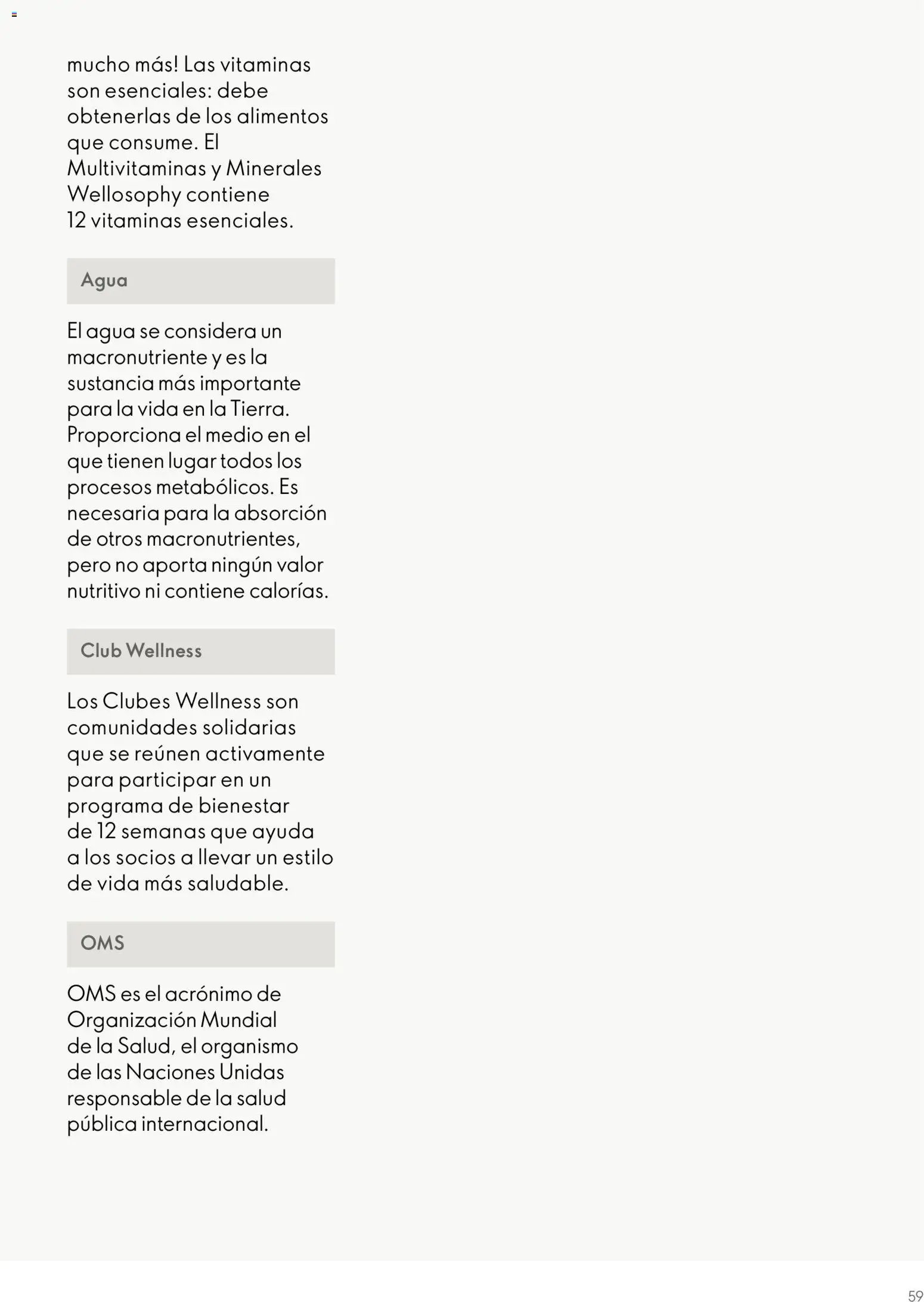 Oriflame - Guía Wellosophy