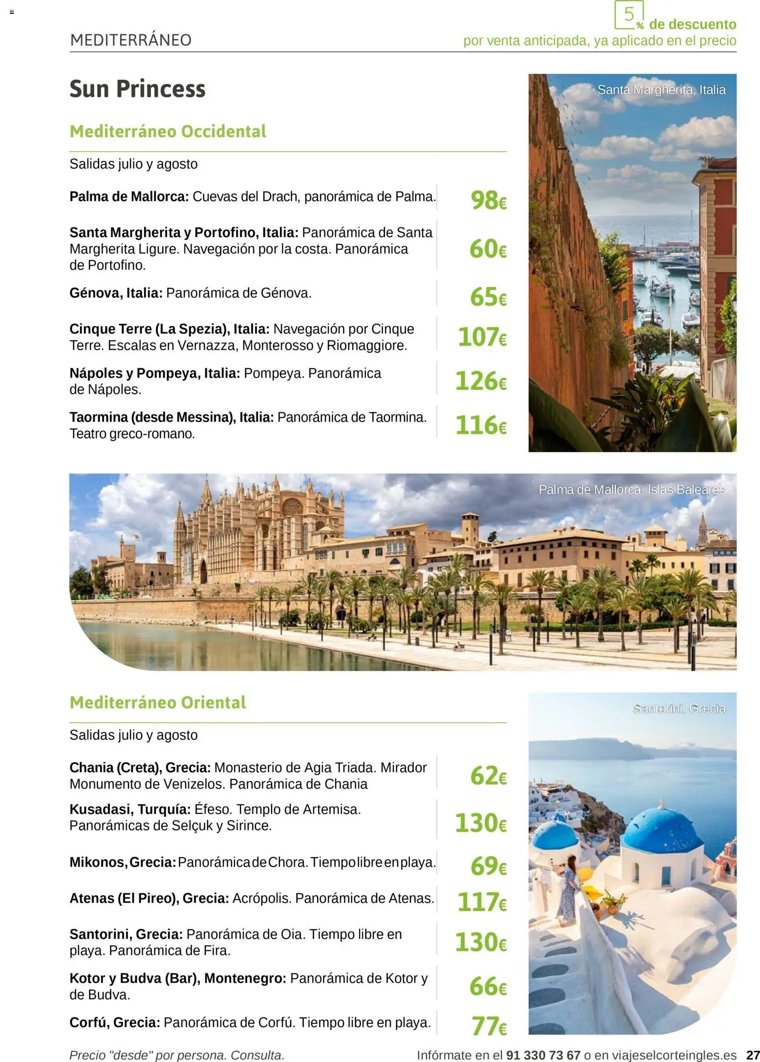 Viajes El Corte Inglés Excursiones Cruceros