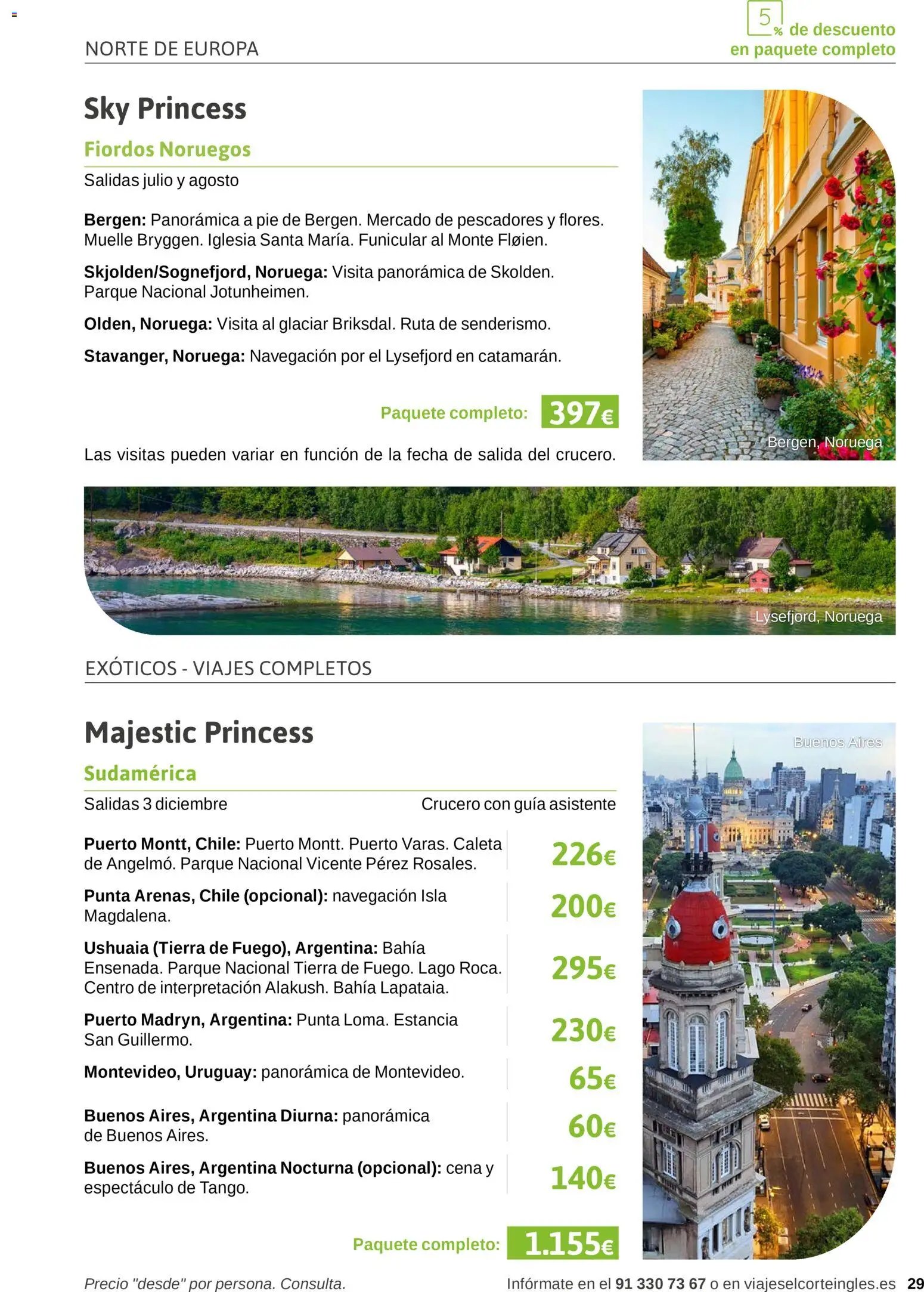 Viajes El Corte Inglés Excursiones Cruceros