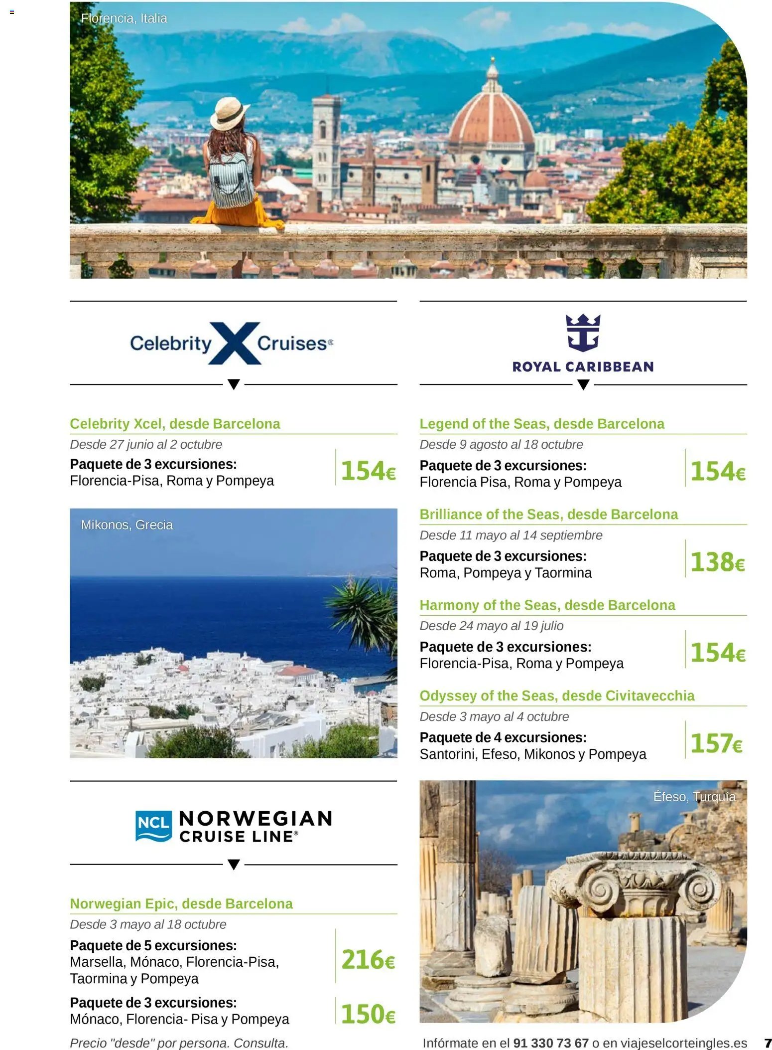 Viajes El Corte Inglés Excursiones Cruceros