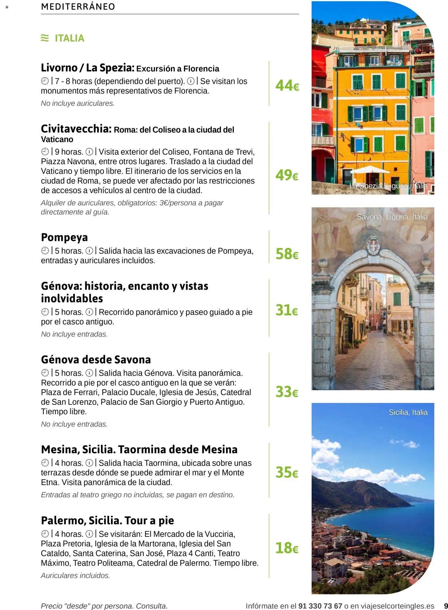 Viajes El Corte Inglés Excursiones Cruceros