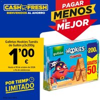 Cash Fresh Galletas Hookies Tuestis de Gullón