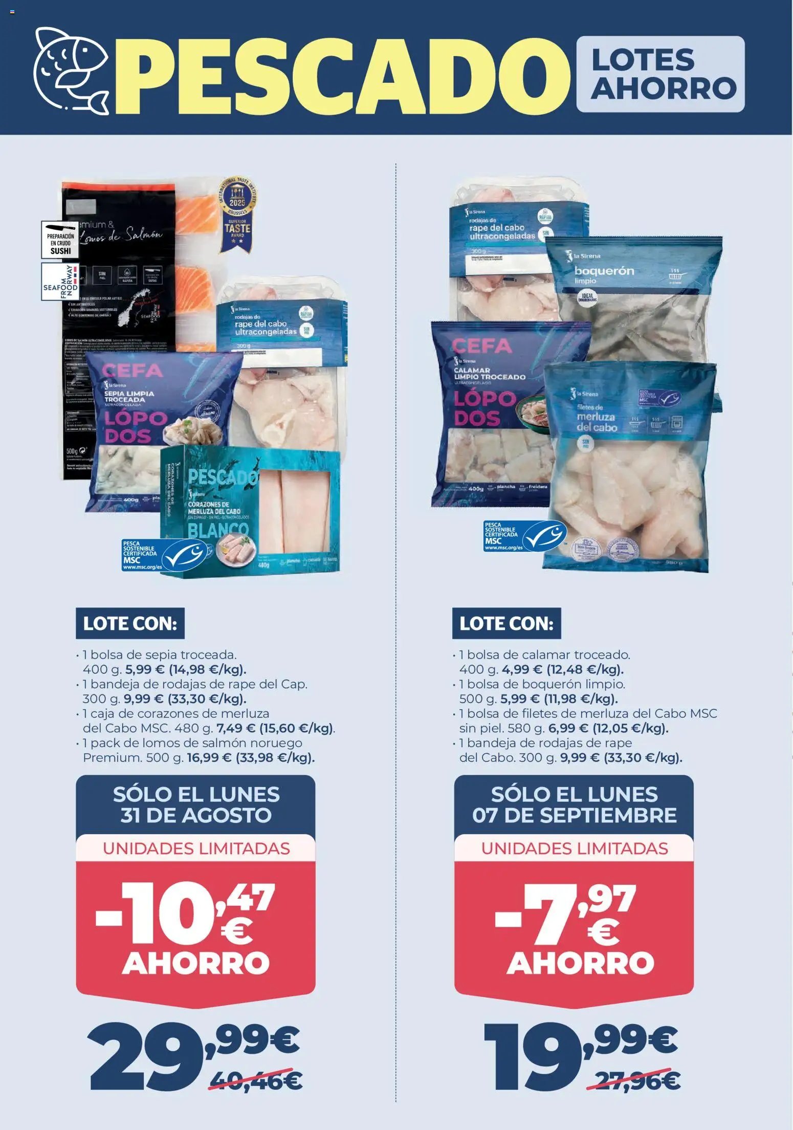 La Sirena folleto