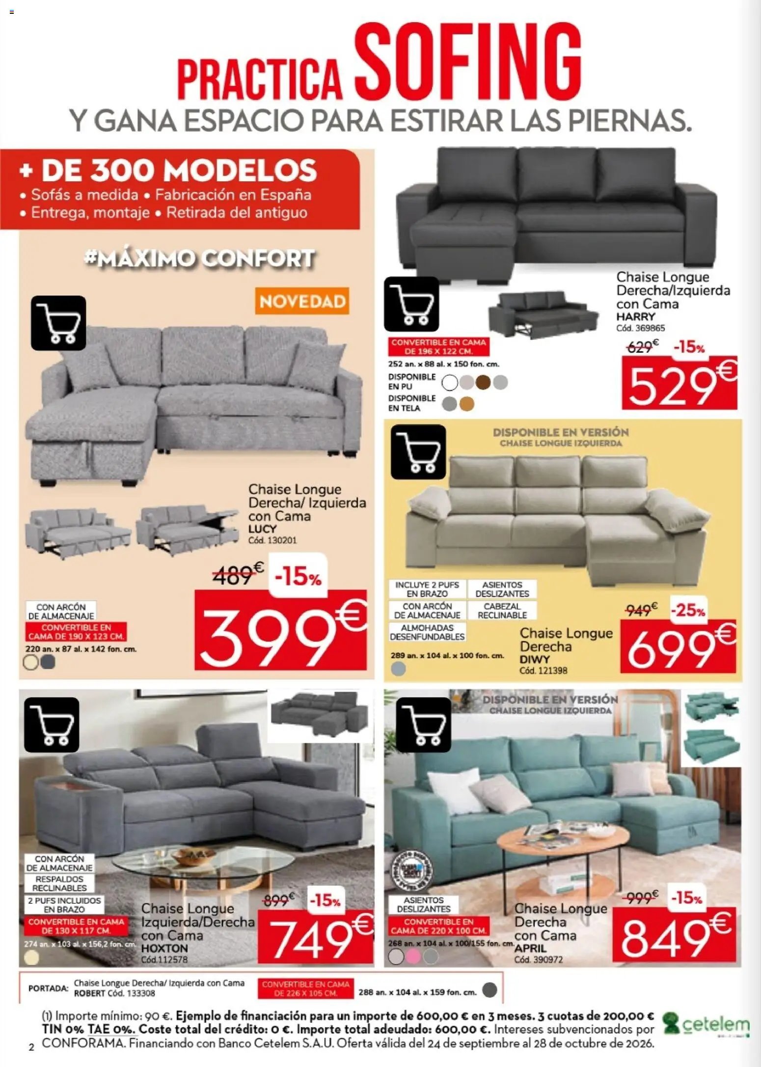 Conforama folleto