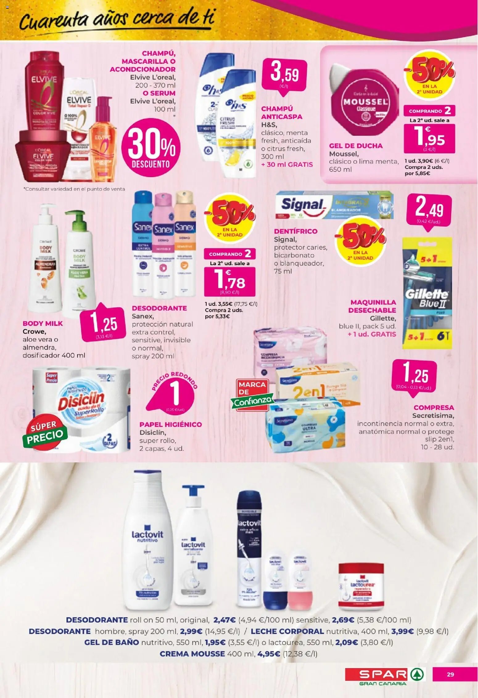 Spar - folleto