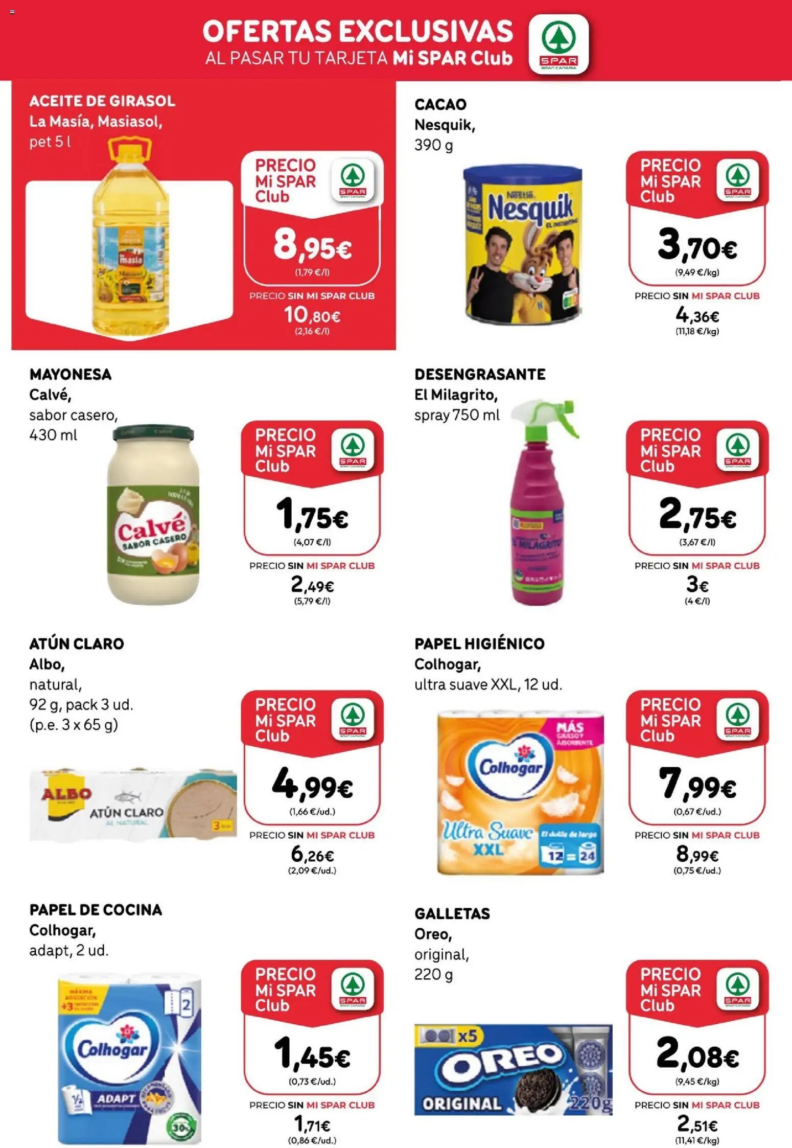 Spar - folleto