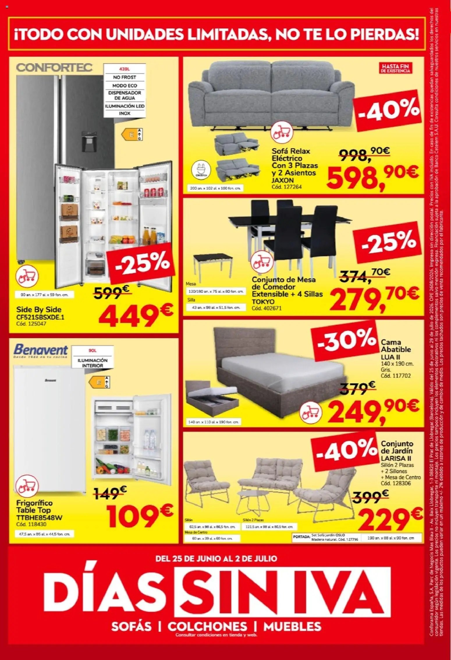 Conforama folleto