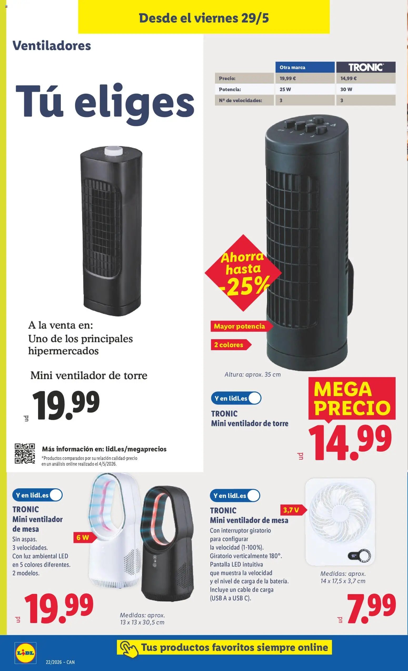 Lidl folleto de bazar