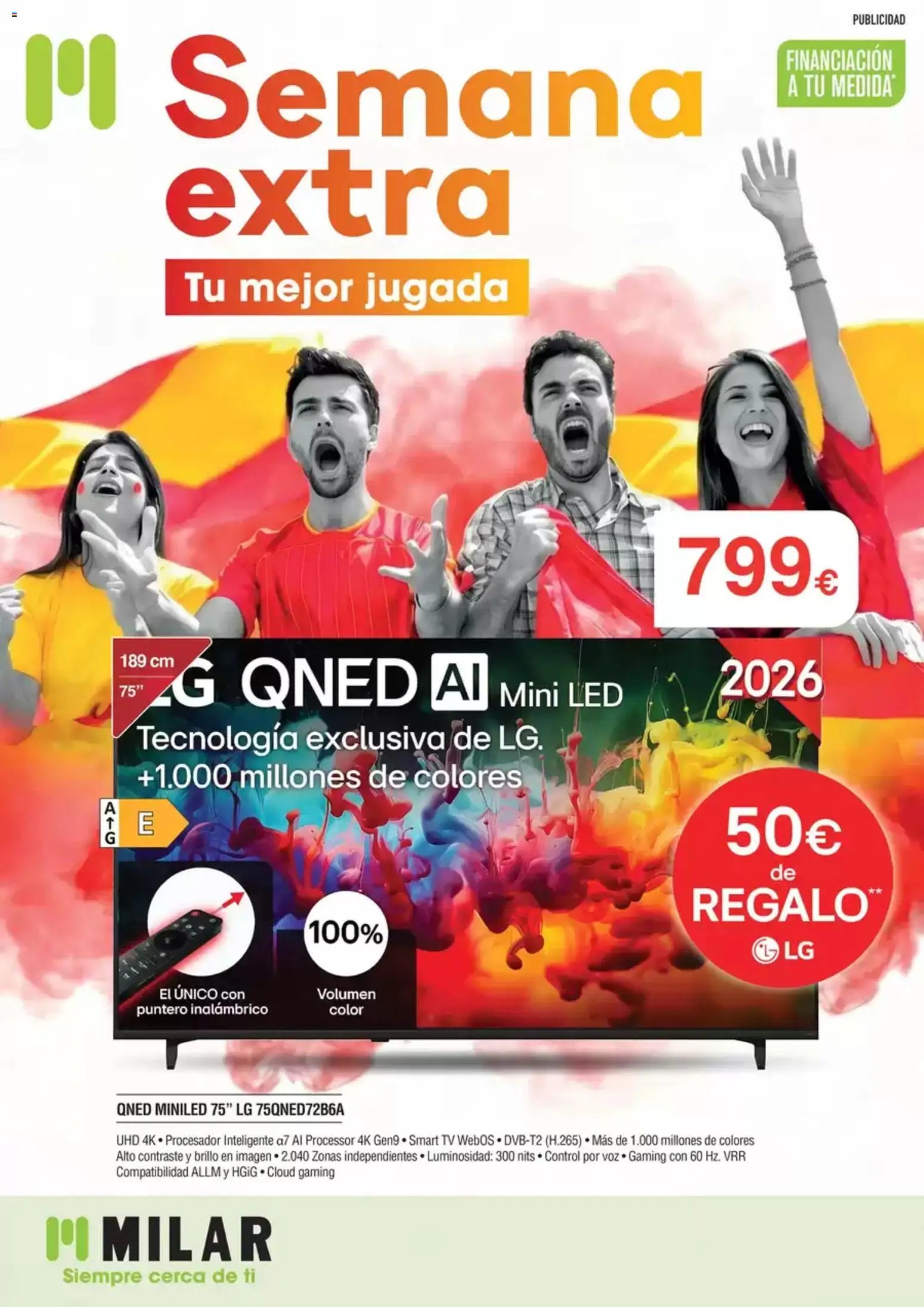 Milar folleto