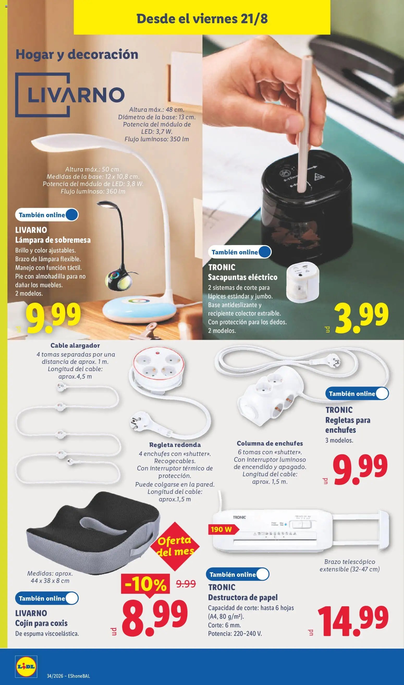 Lidl folleto de bazar