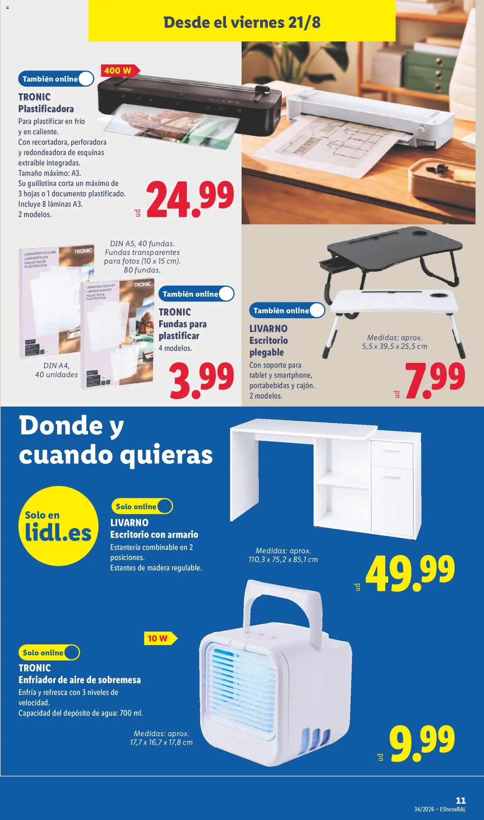 Lidl folleto de bazar