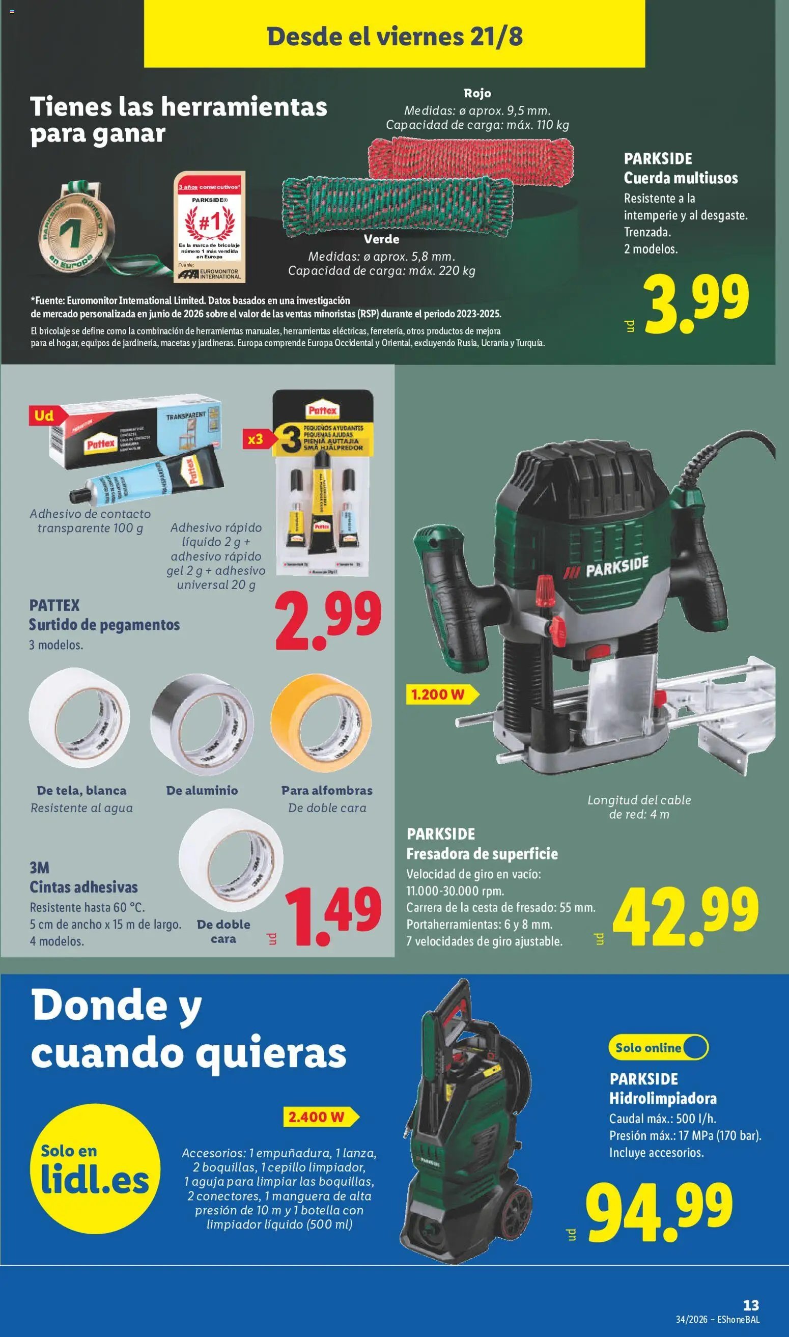 Lidl folleto de bazar