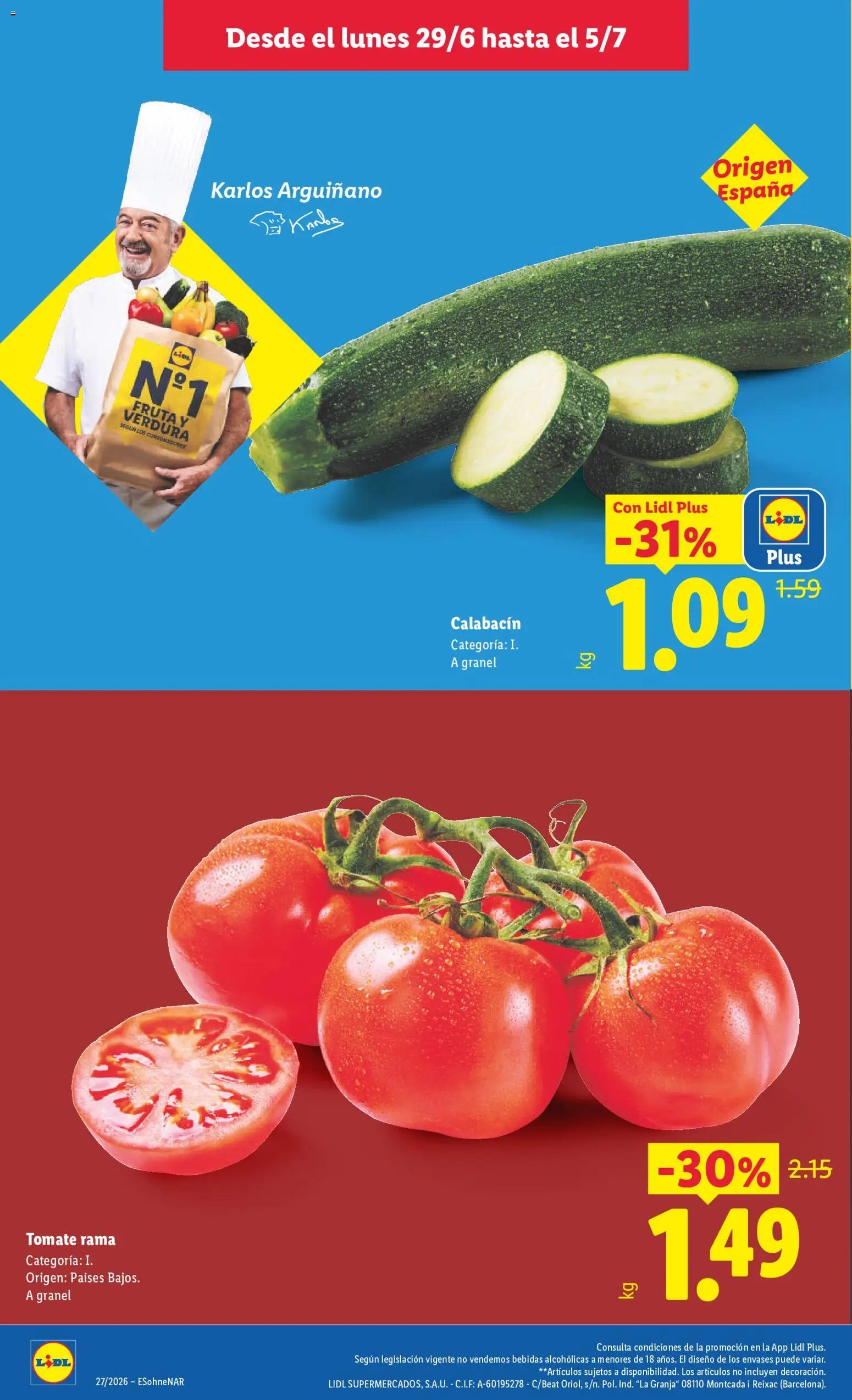 Lidl folleto