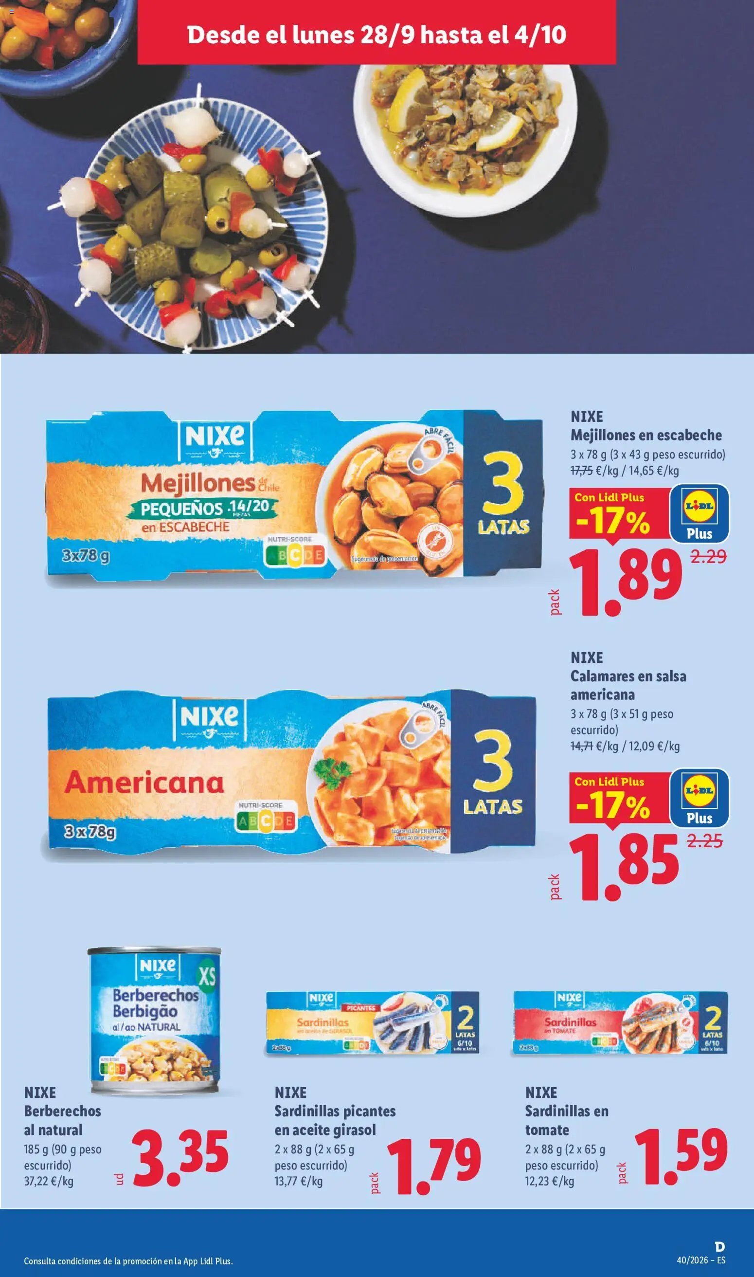 Lidl folleto