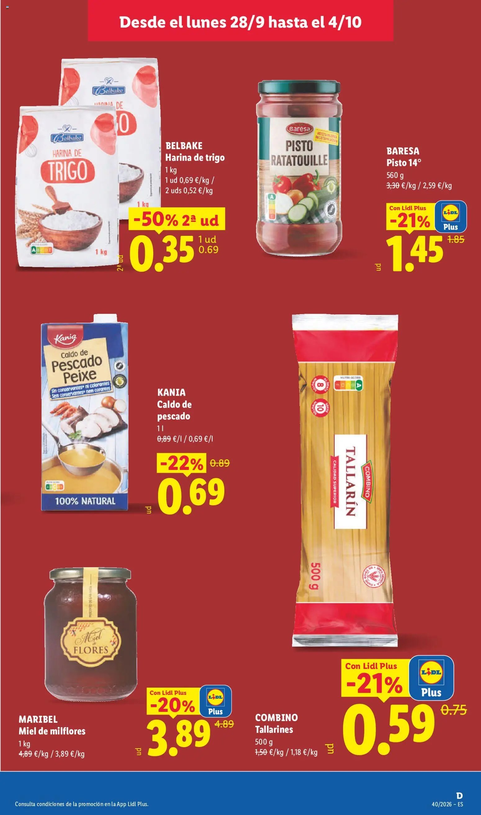 Lidl folleto