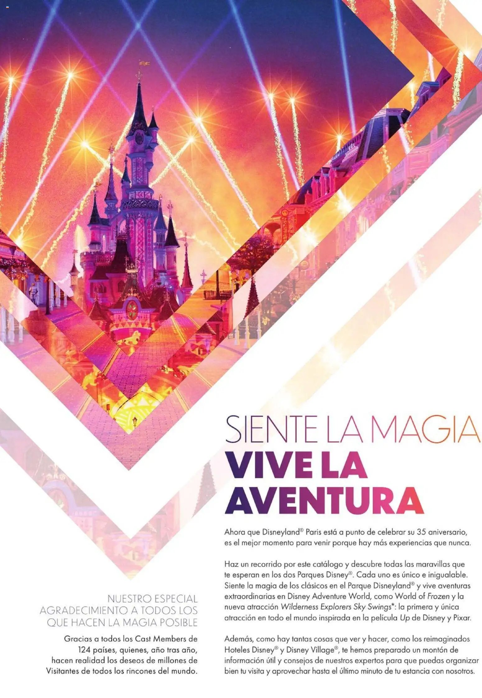 Viajes El Corte Inglés - Folleto Disneyland Paris 2027/2028