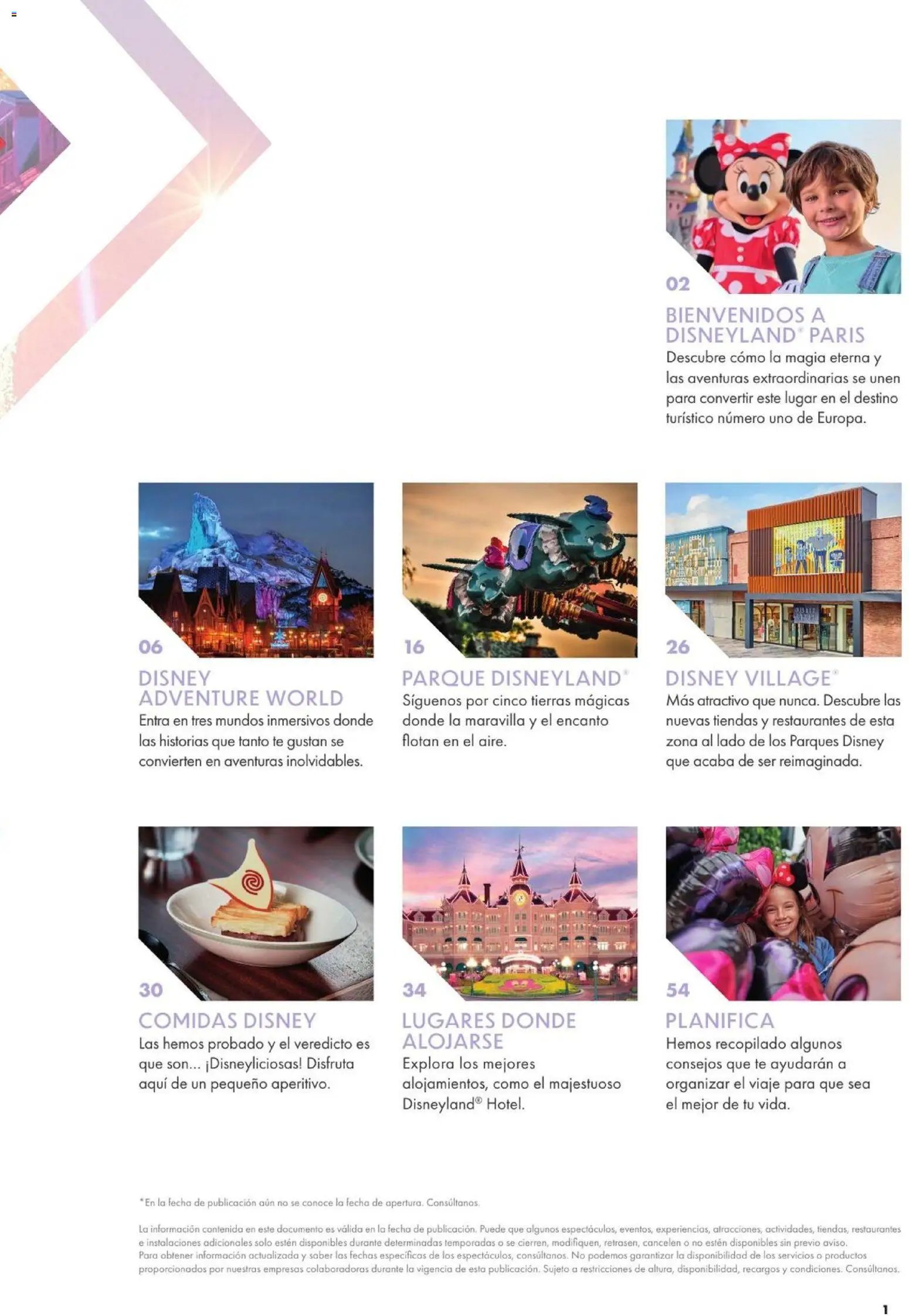 Viajes El Corte Inglés - Folleto Disneyland Paris 2027/2028