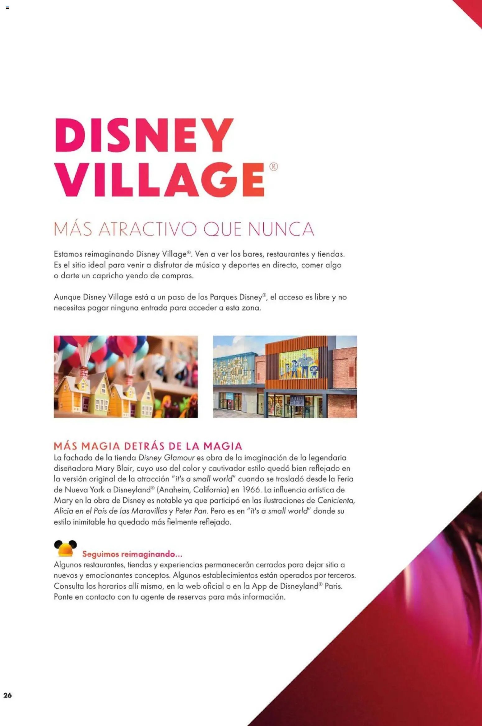 Viajes El Corte Inglés - Folleto Disneyland Paris 2027/2028
