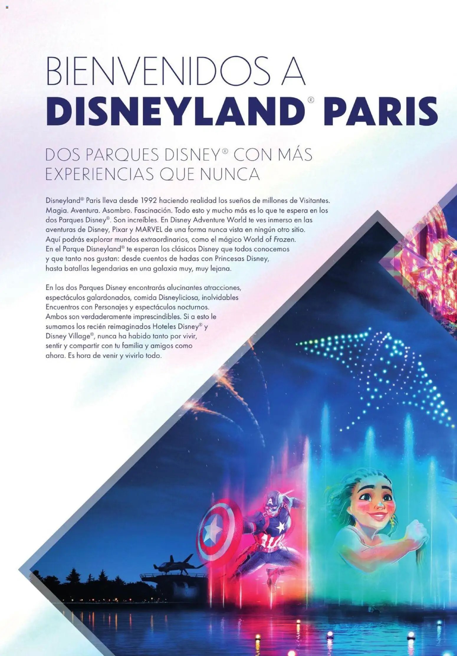 Viajes El Corte Inglés - Folleto Disneyland Paris 2027/2028