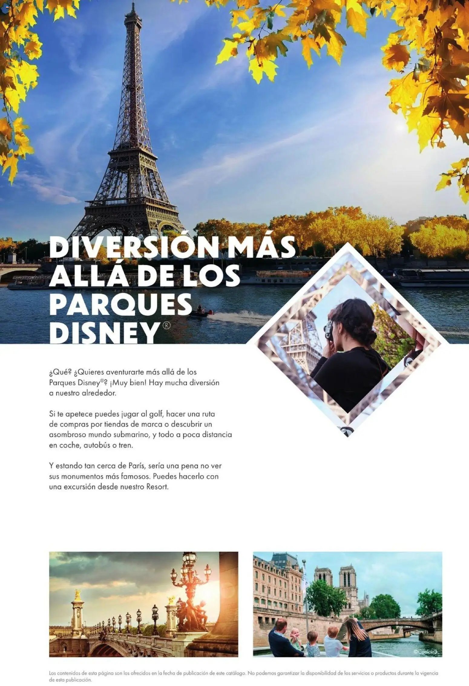 Viajes El Corte Inglés - Folleto Disneyland Paris 2027/2028
