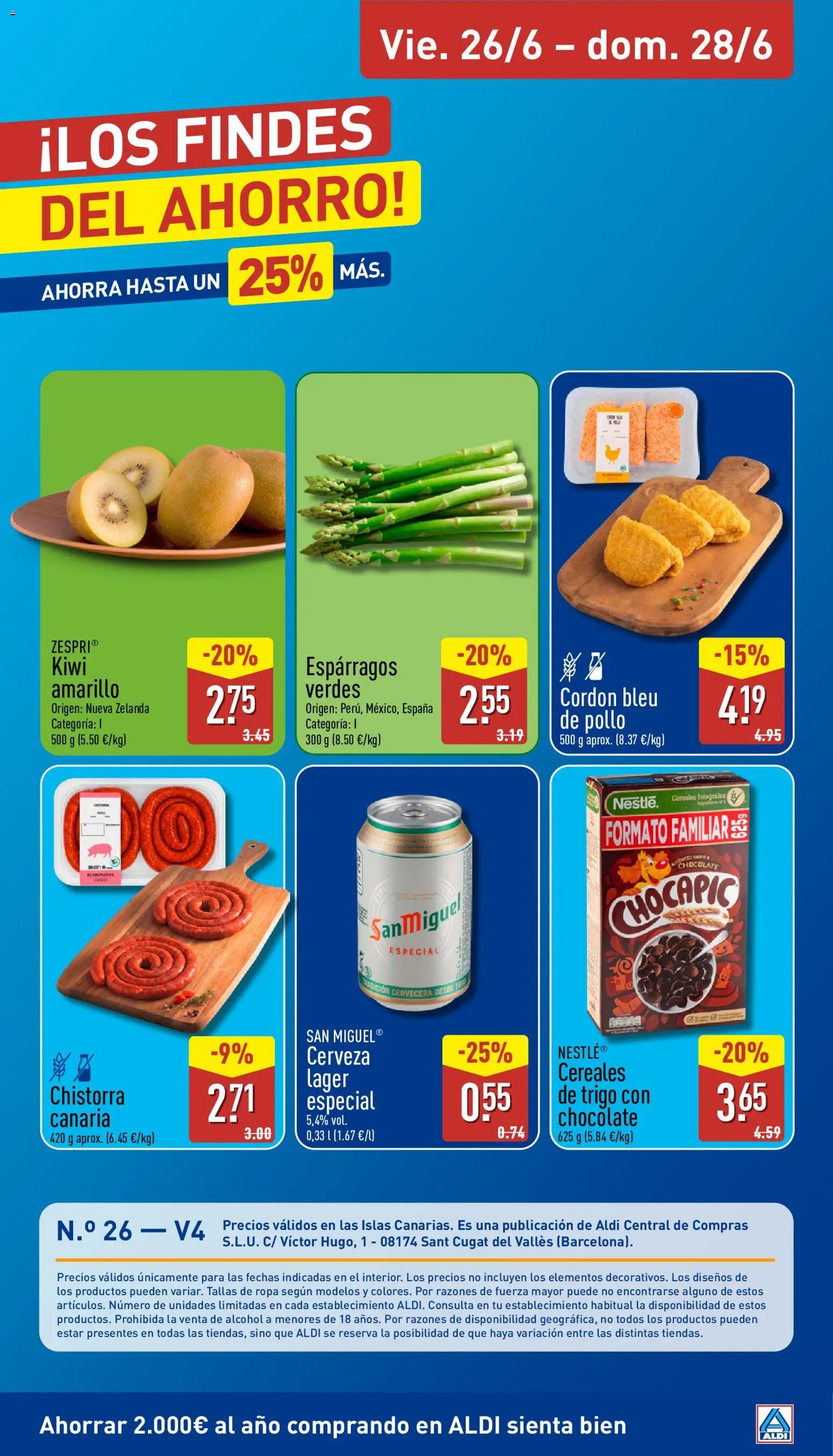 Aldi folleto Canarias