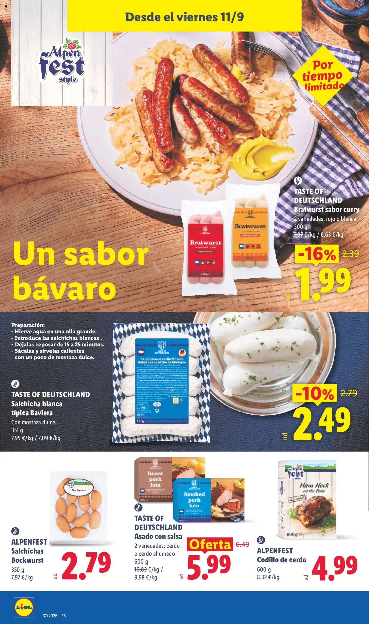 Lidl folleto