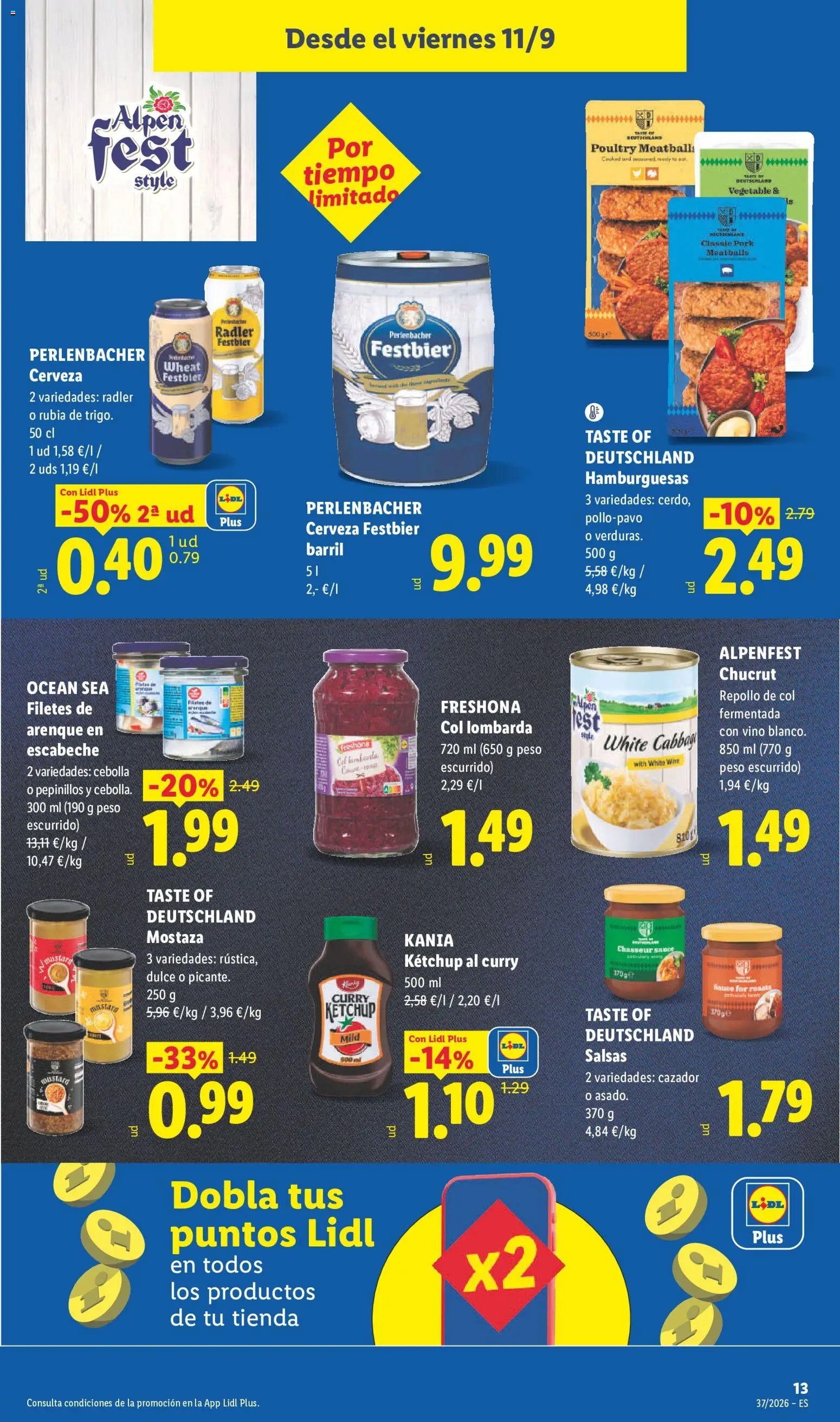 Lidl folleto