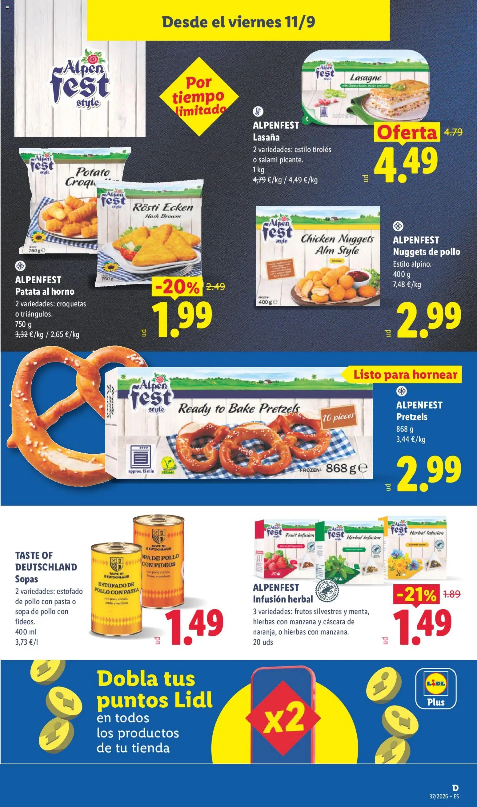 Lidl folleto