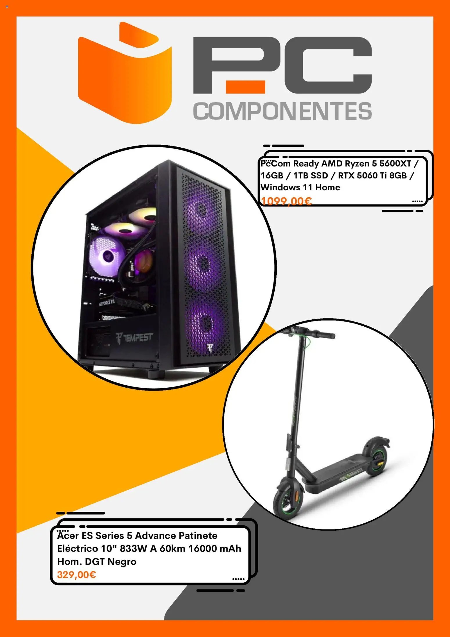 PC Componentes folleto