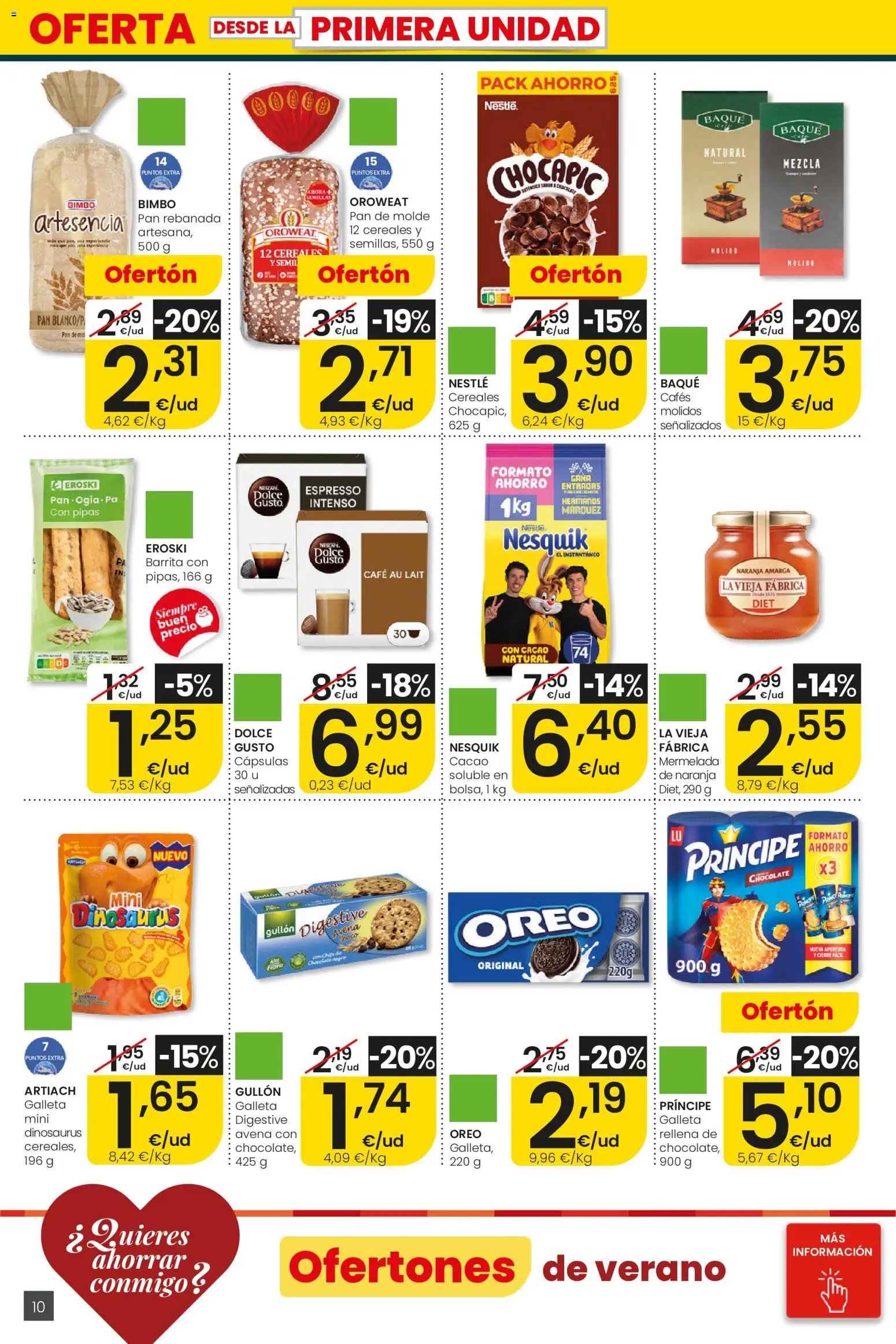 Eroski Ofertones de verano