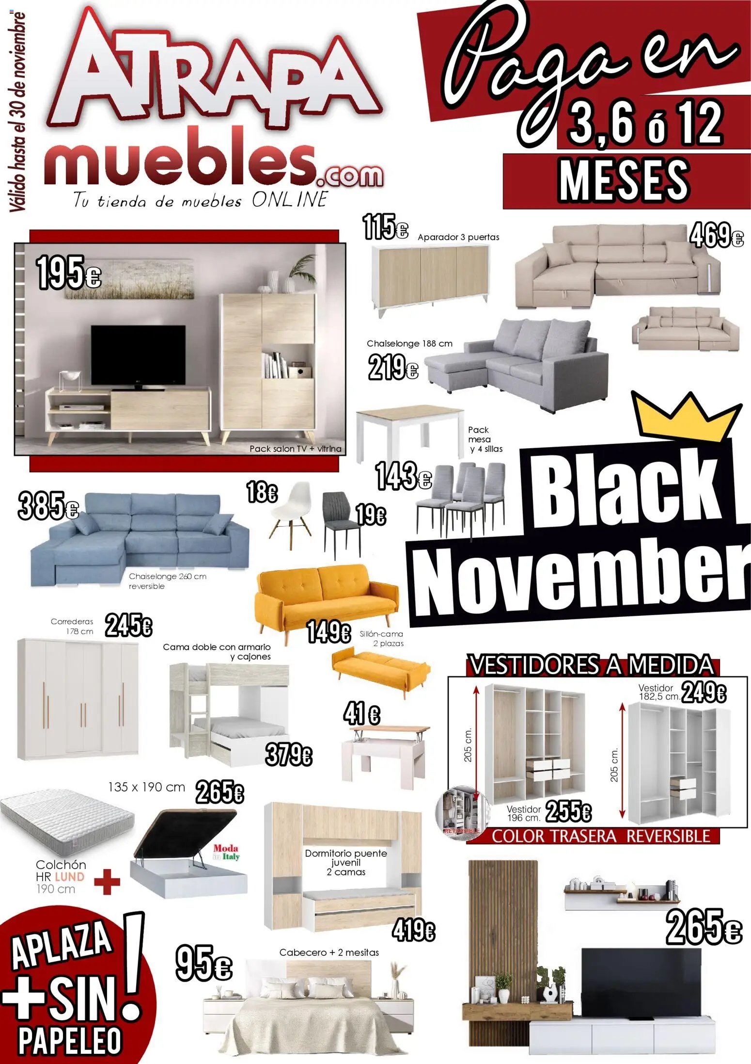 Atrapa Muebles - Black Friday