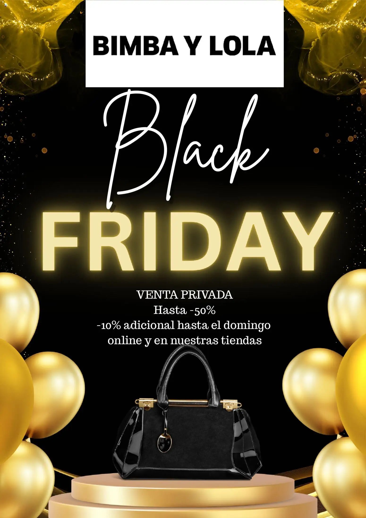 Bimba y Lola Black Friday