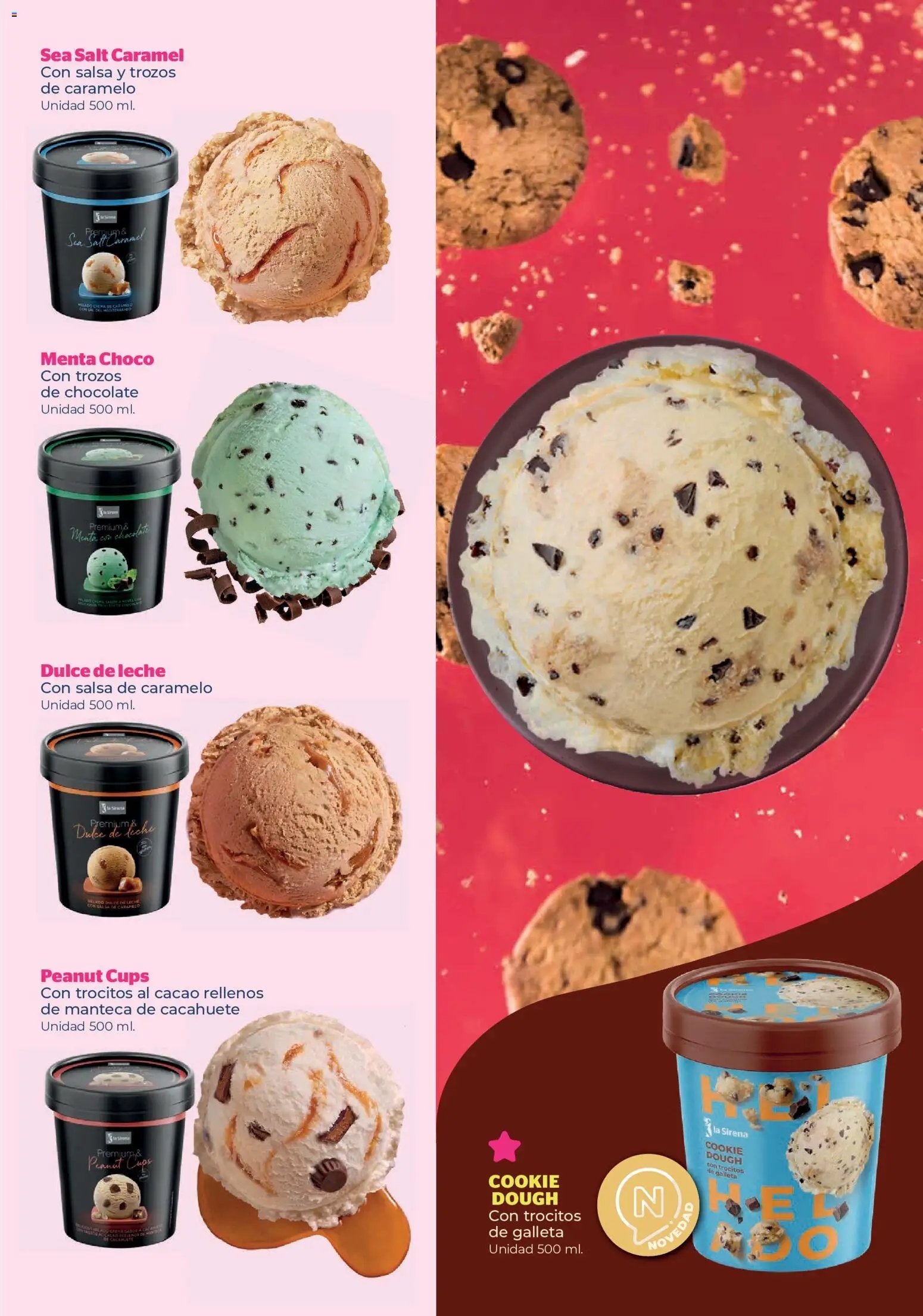 La Sirena Catálogo de helados