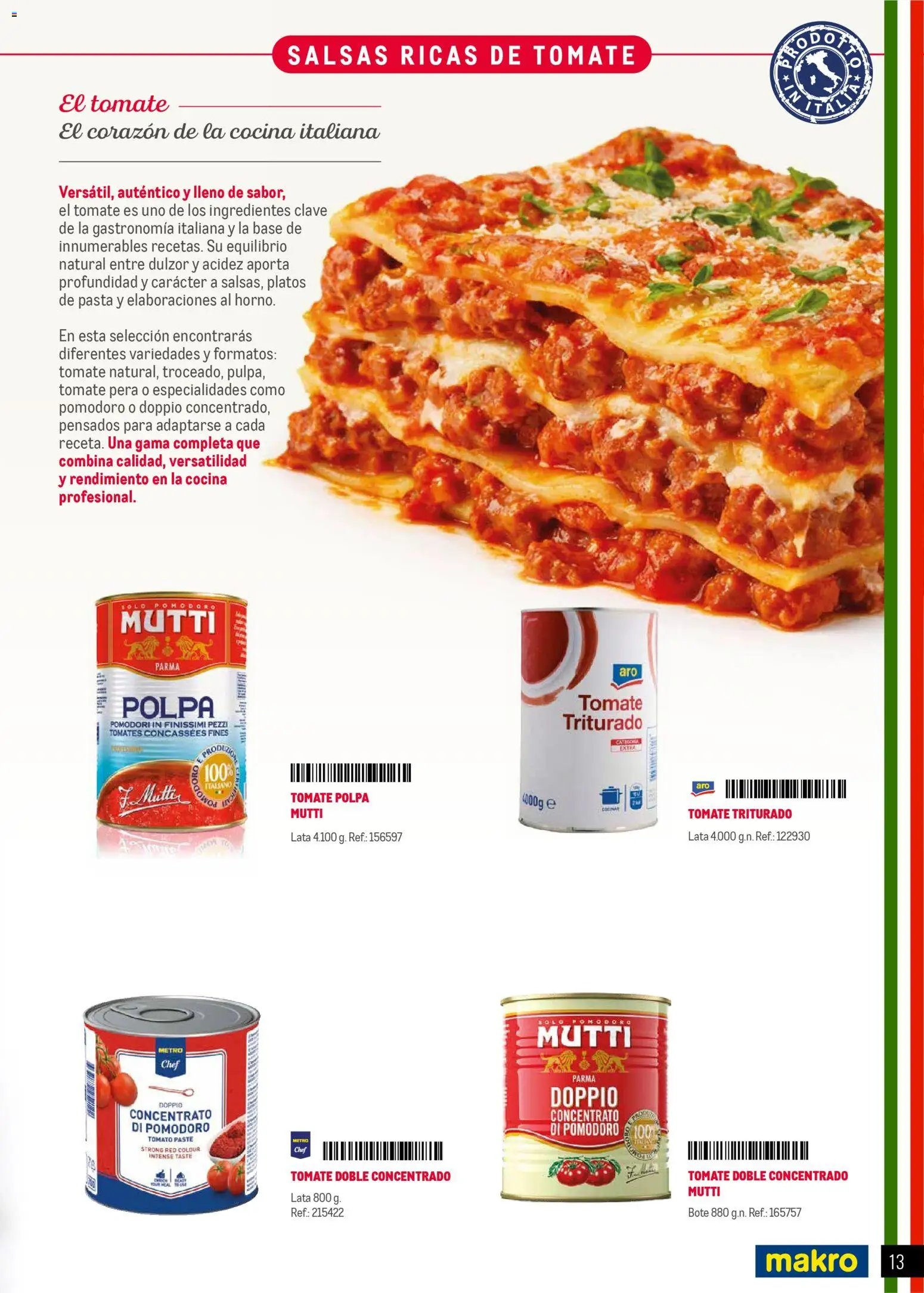 Makro Restaurantes italianos Centro