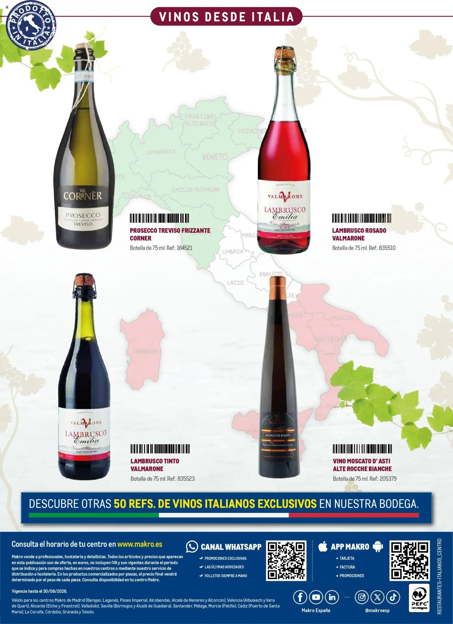 Makro Restaurantes italianos Centro