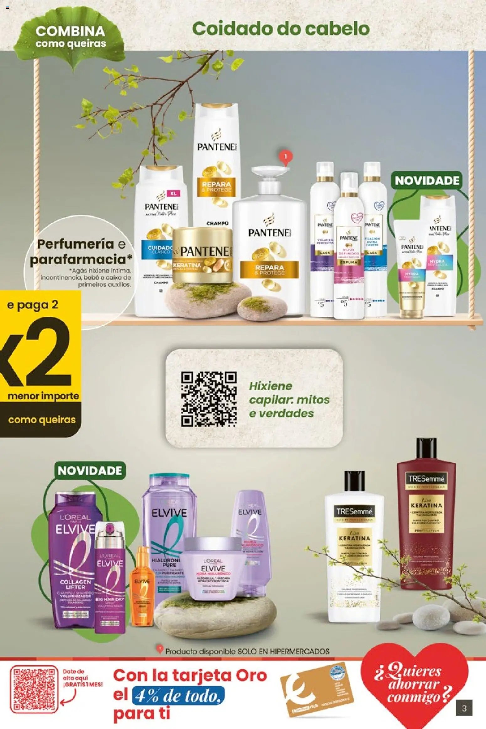 Eroski 3x2 En toda  la perfumería y parafarmacia