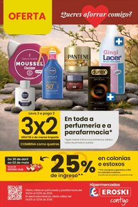 Eroski 3x2 En toda  la perfumería y parafarmacia