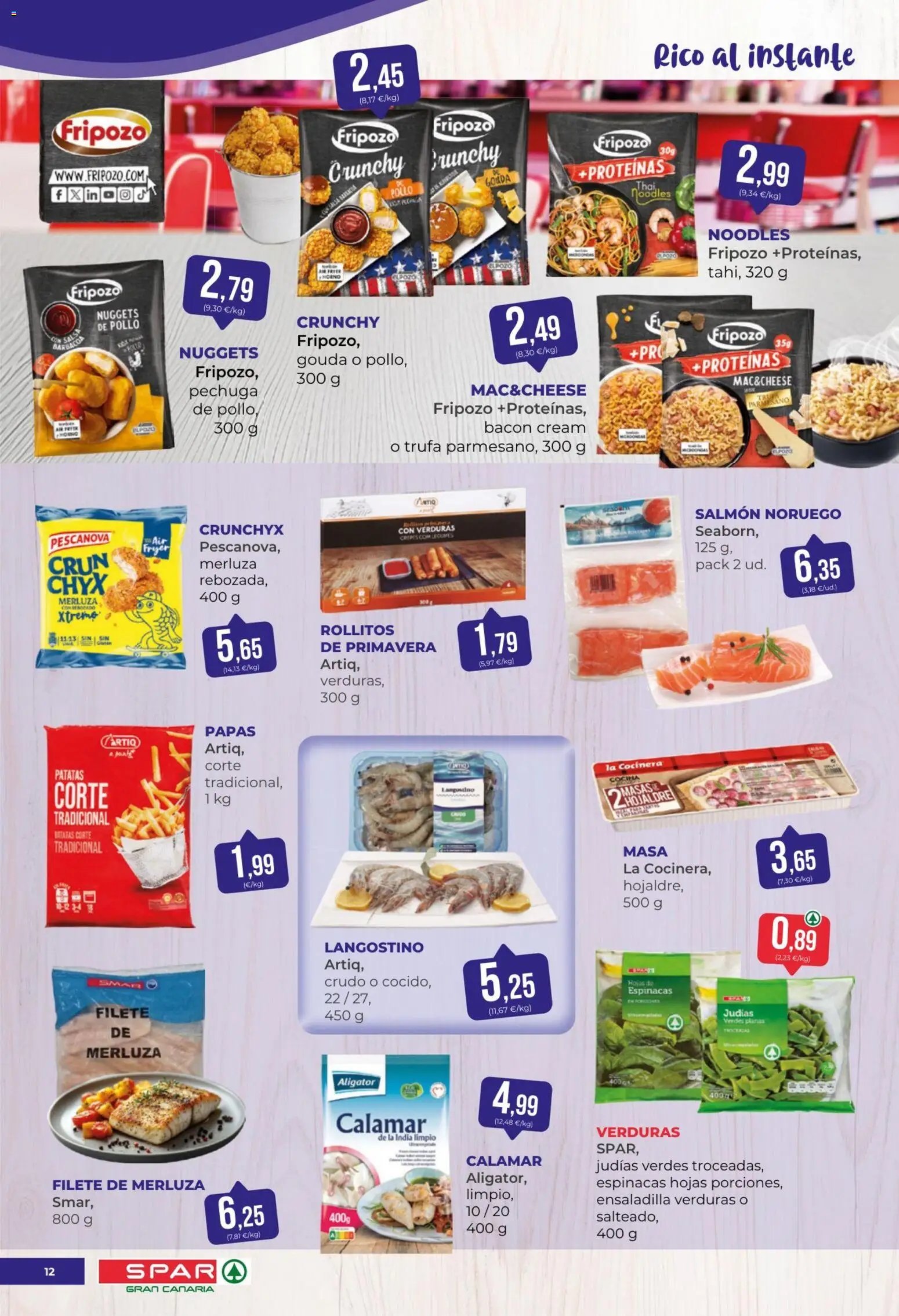 Spar folleto
