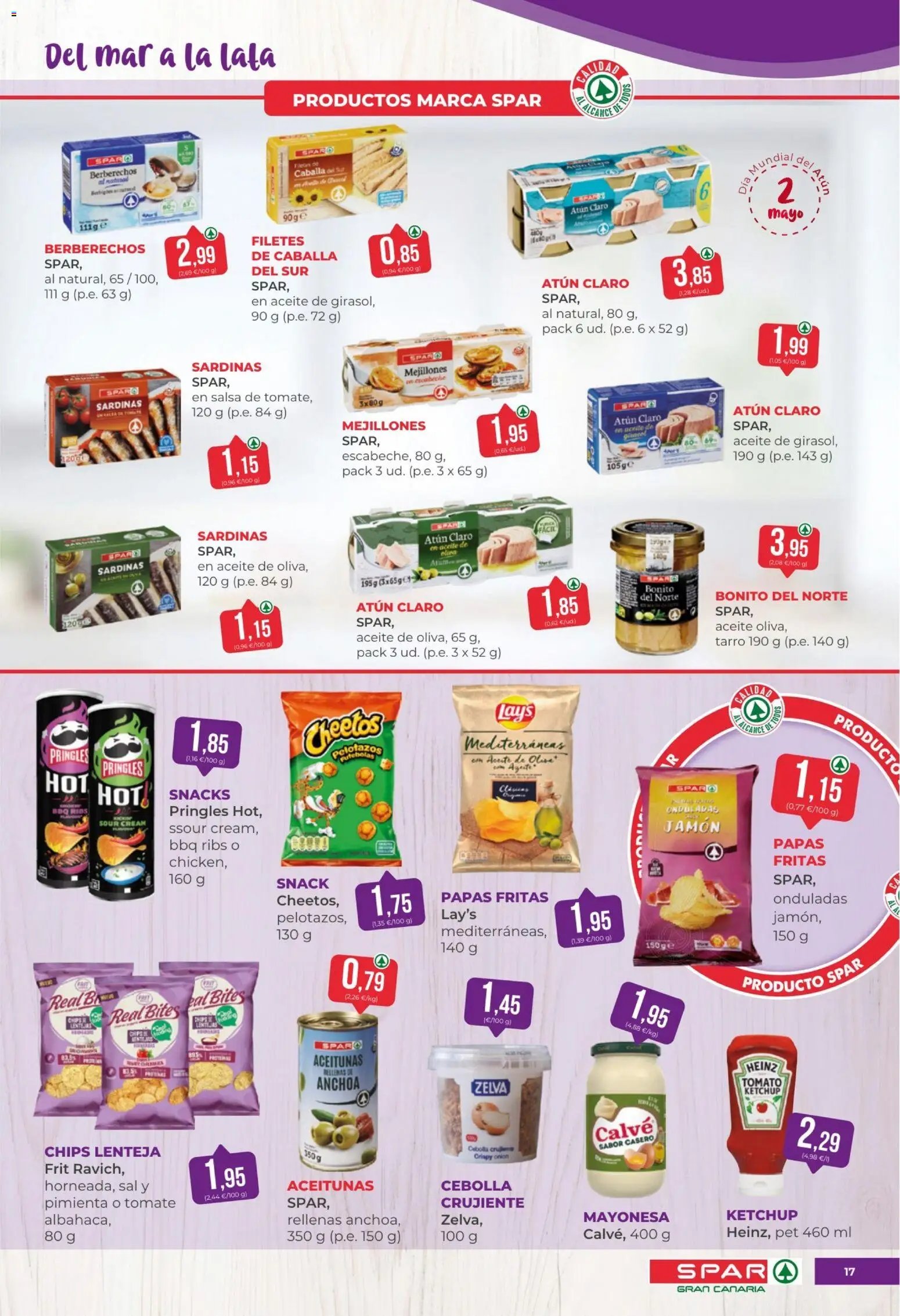 Spar folleto