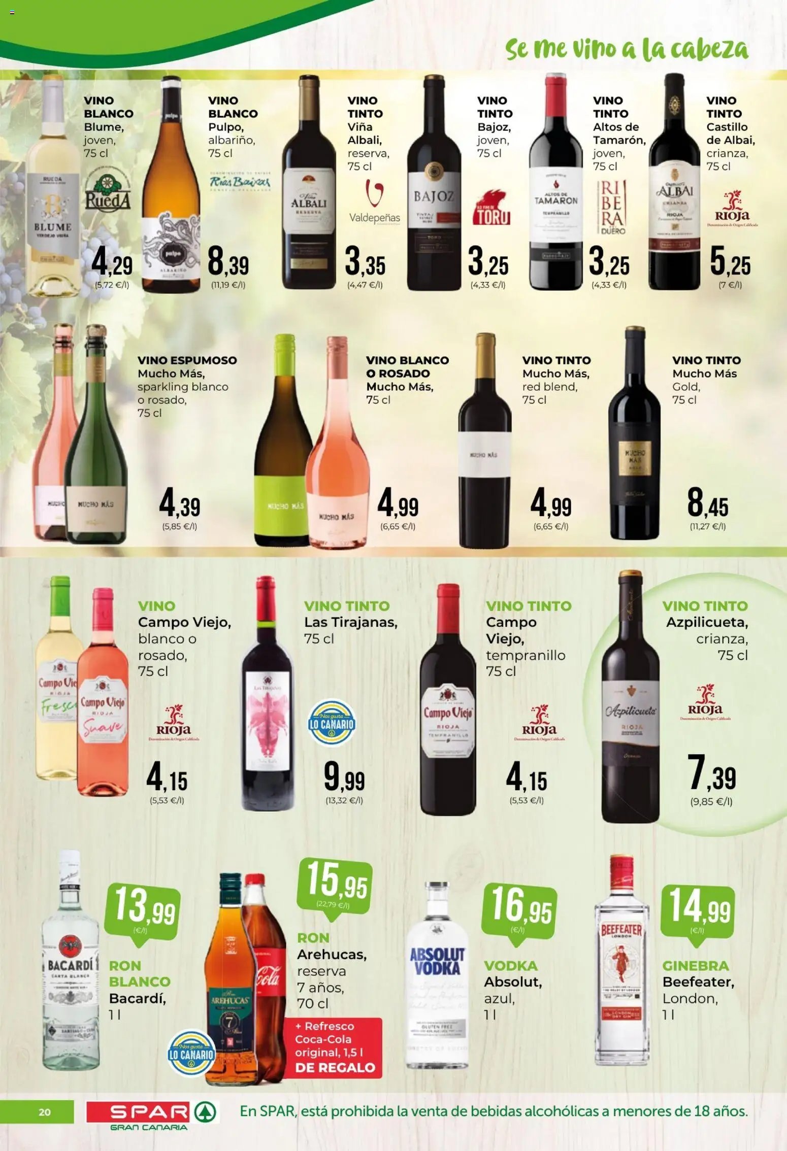 Spar folleto