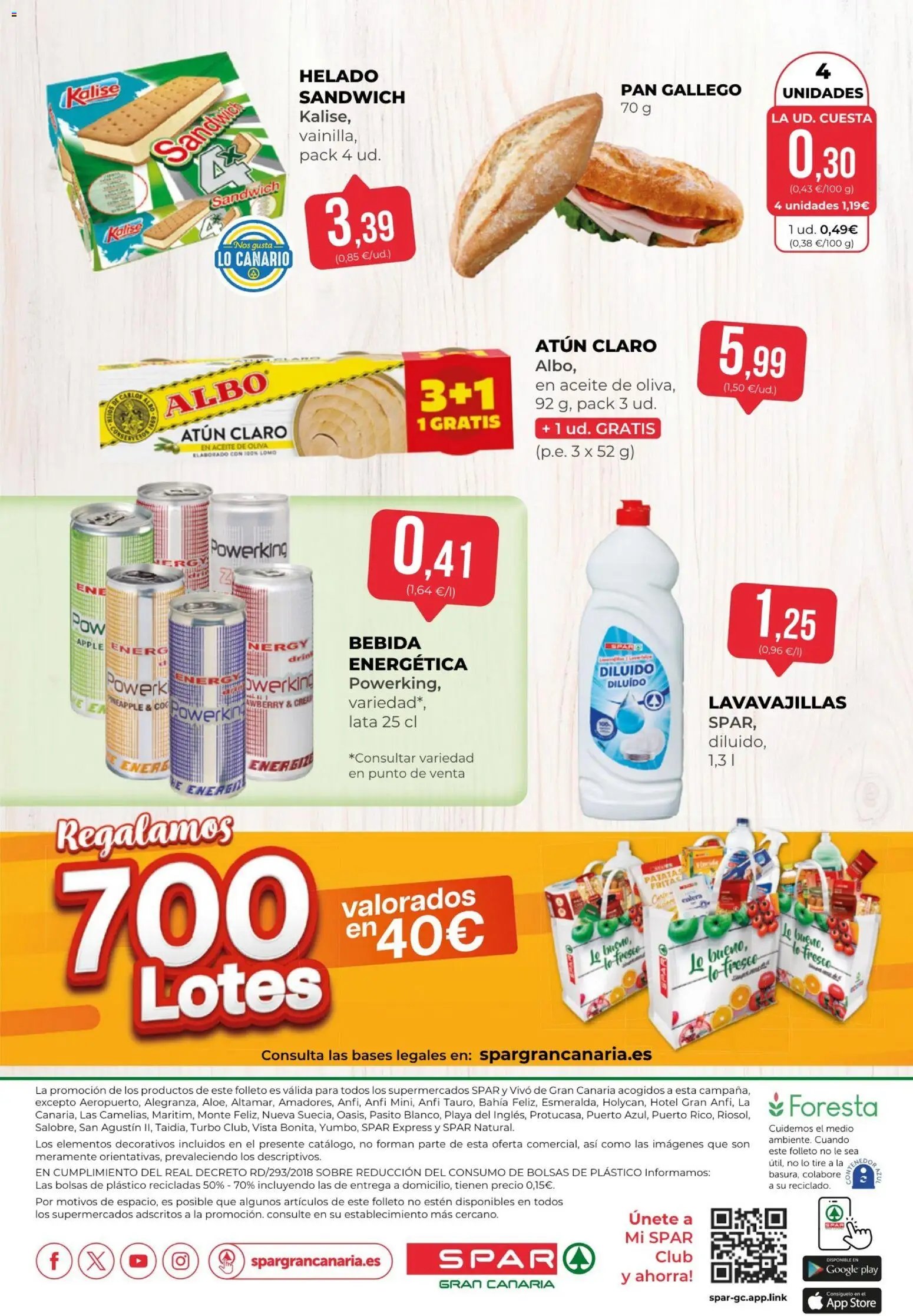 Spar folleto
