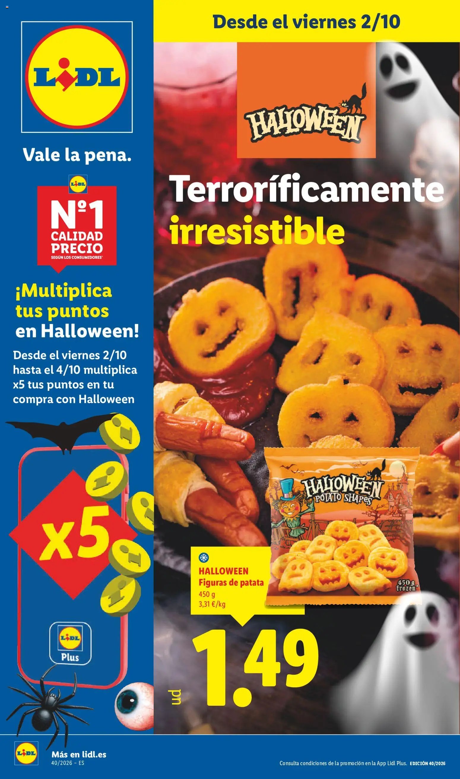 Lidl folleto Halloween