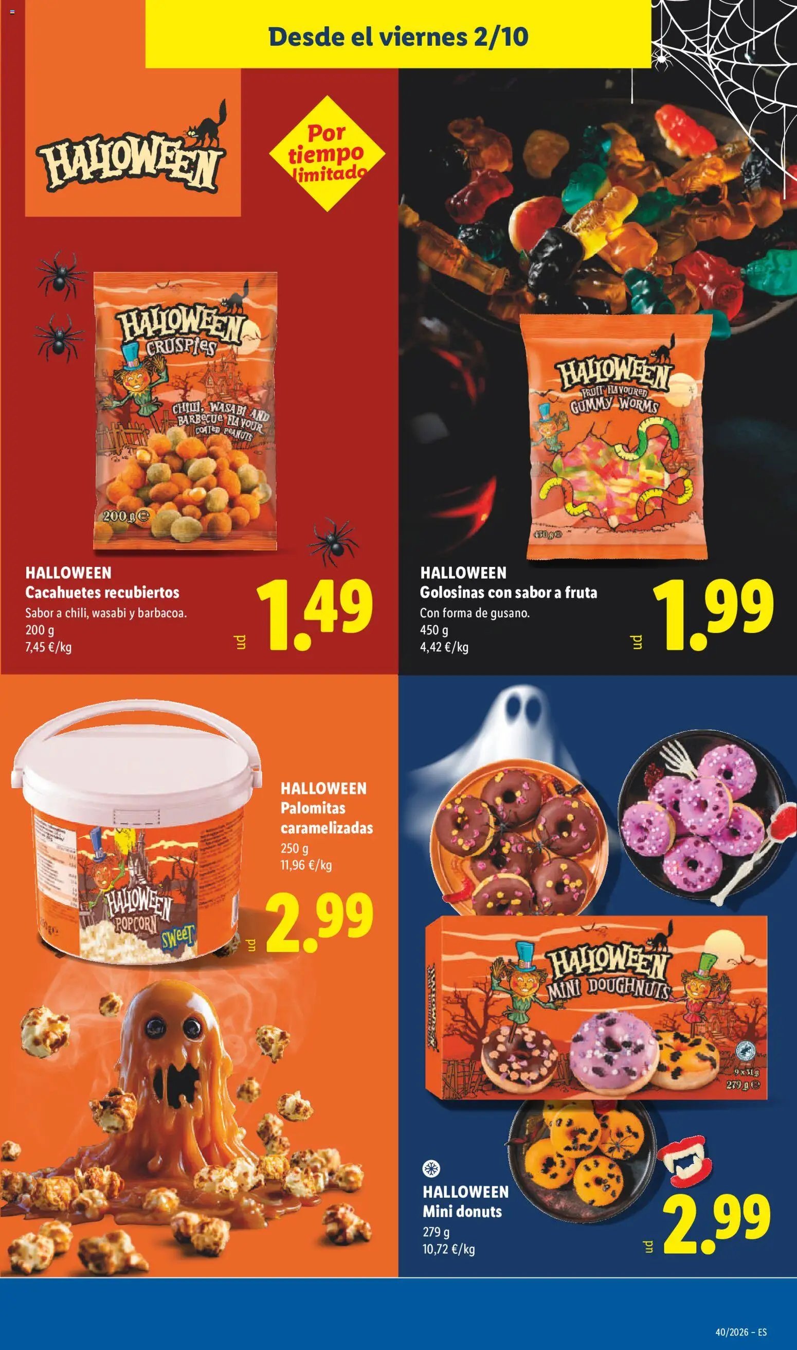 Lidl folleto Halloween