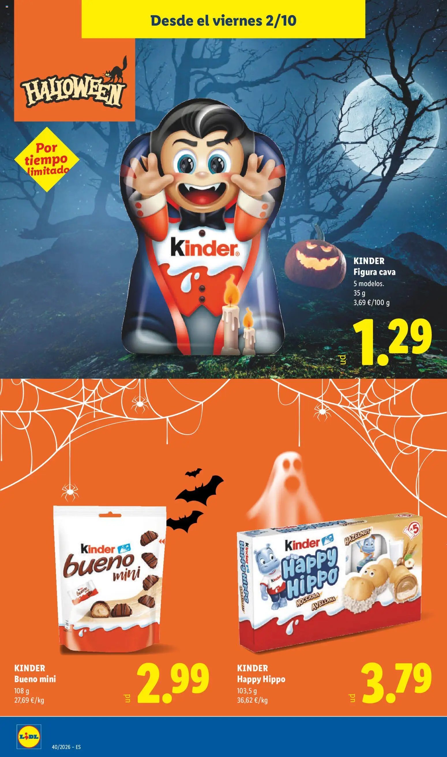 Lidl folleto Halloween