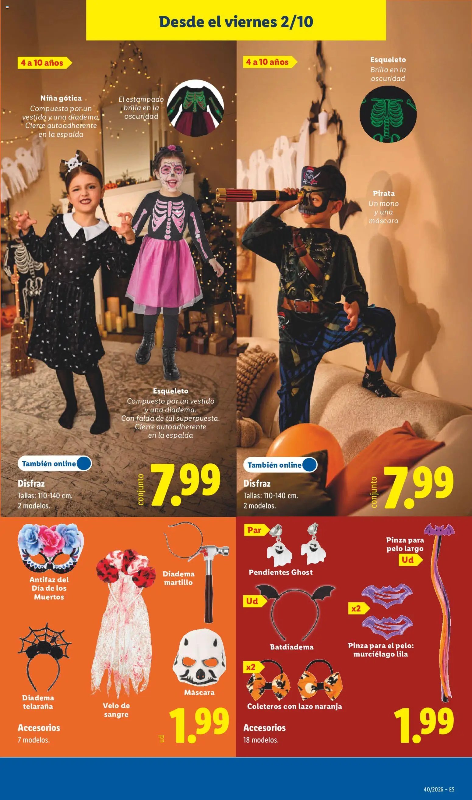 Lidl folleto Halloween
