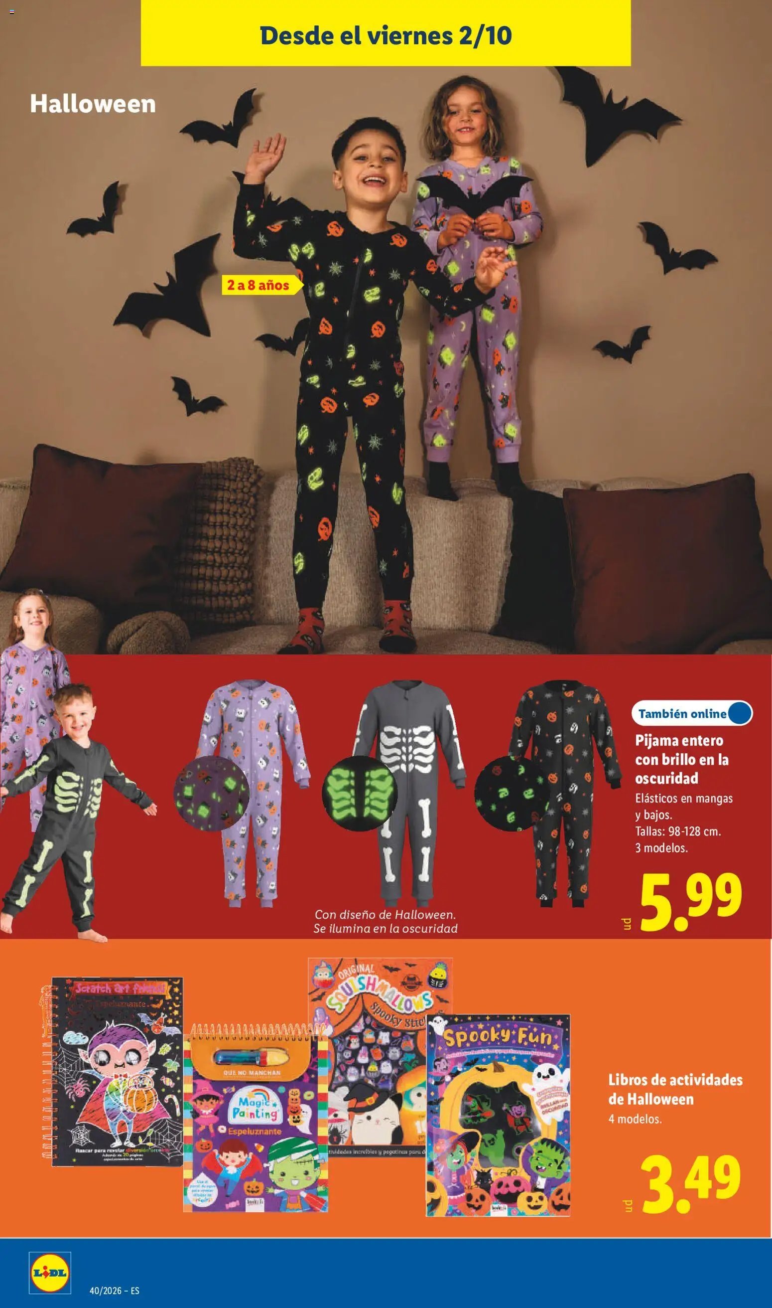 Lidl folleto Halloween