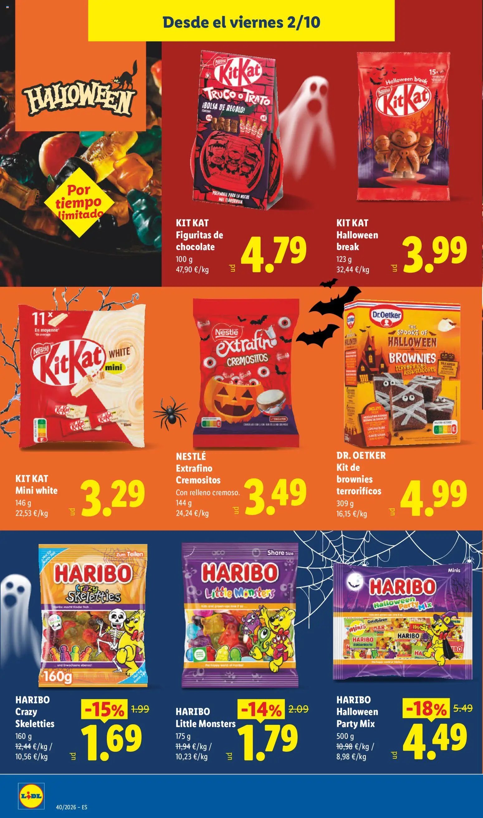 Lidl folleto Halloween